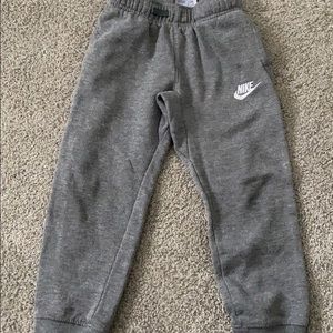 Kids Gray Nike Sweatpants